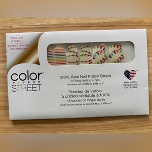 Color Street Nail Polish Strips Assorted Dots “Unstoppable” New Unopened